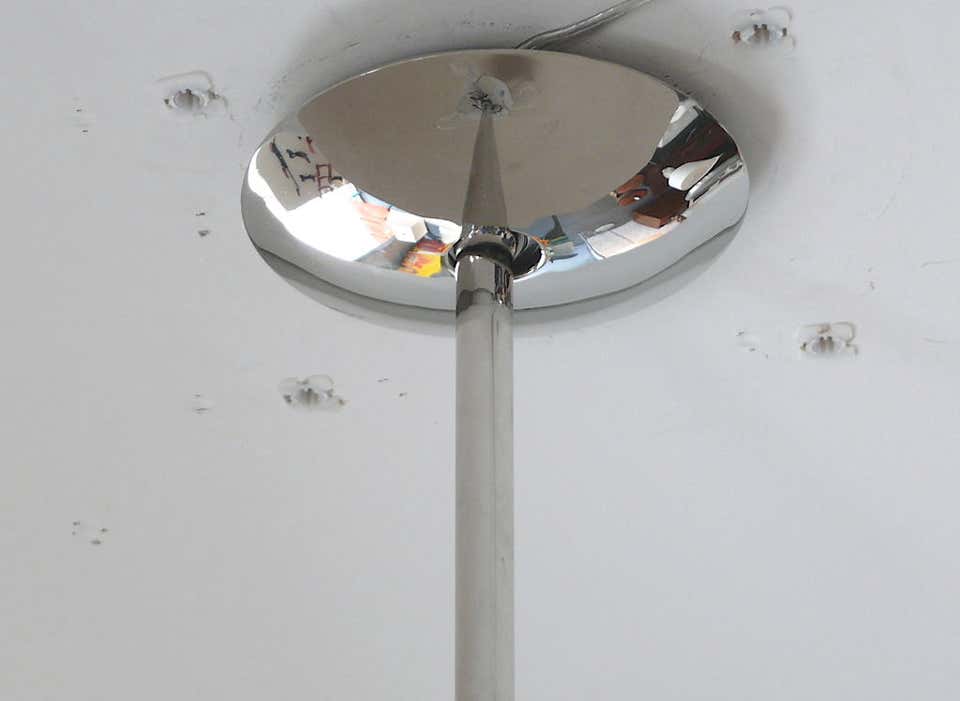 Nickel Dome Ceiling Pendant