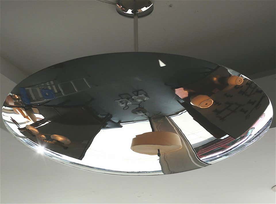 Nickel Dome Ceiling Pendant