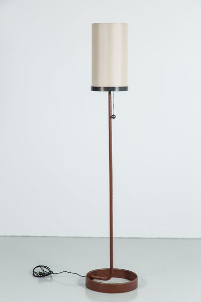 Wilshire Leather Floor Lamp