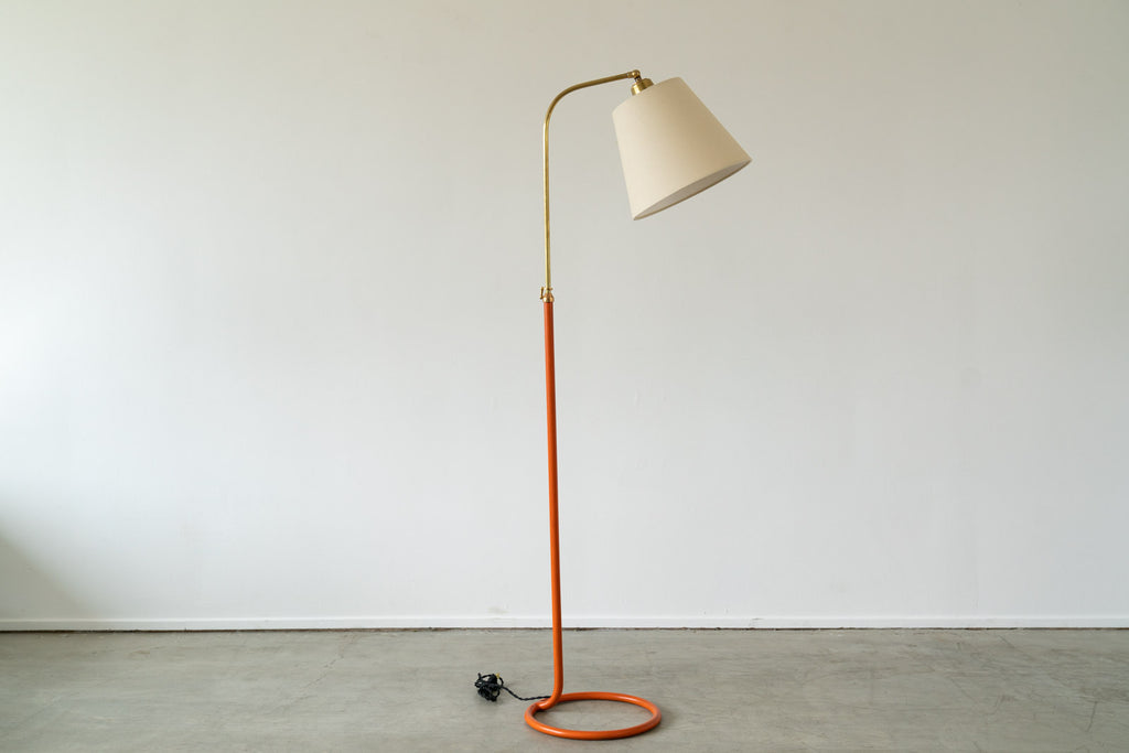 French Floor Lamp with Circle Base