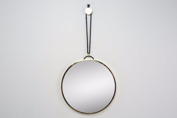 Lexington Mirror with Leather