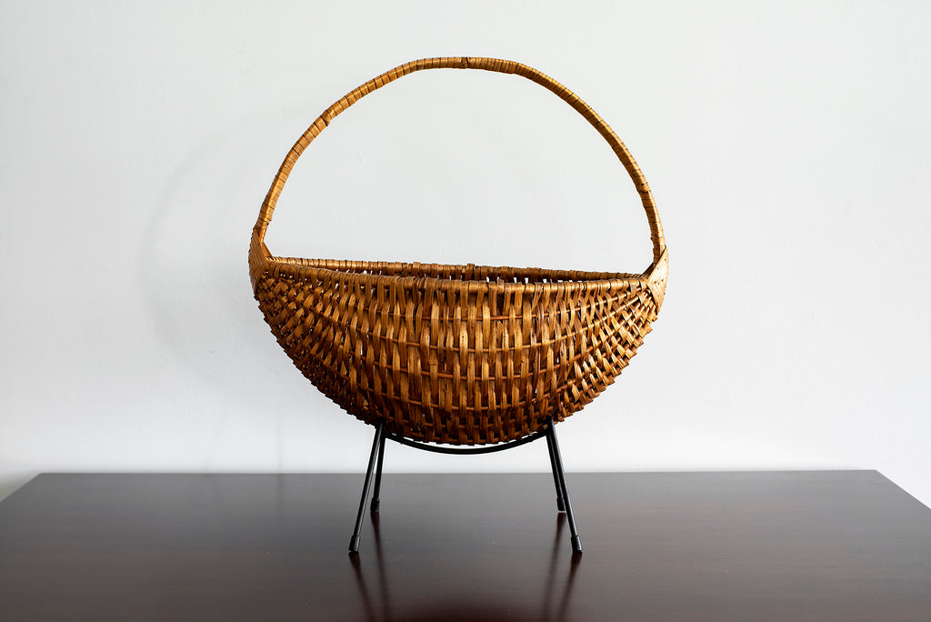 French Wicker Fruit Bowl