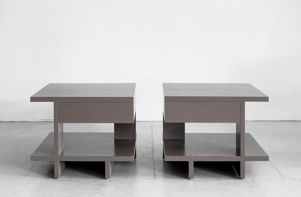 Fairfax Side Tables - Smoke Grey