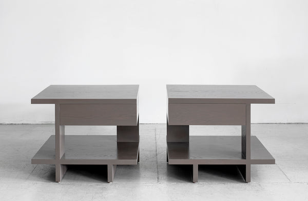 Fairfax Side Tables - Smoke Grey