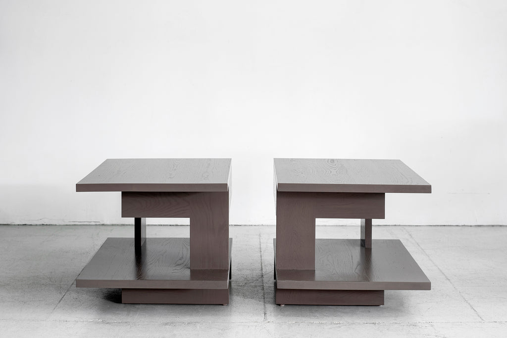 Fairfax Side Tables - Smoke Grey