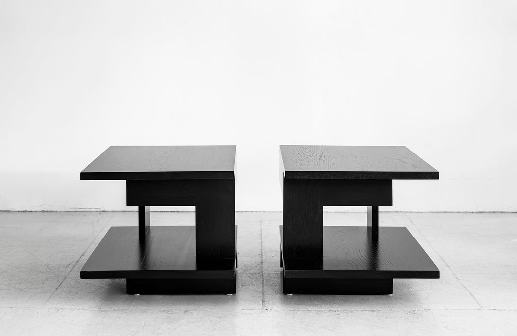 Fairfax Side Tables - Ebony Oak