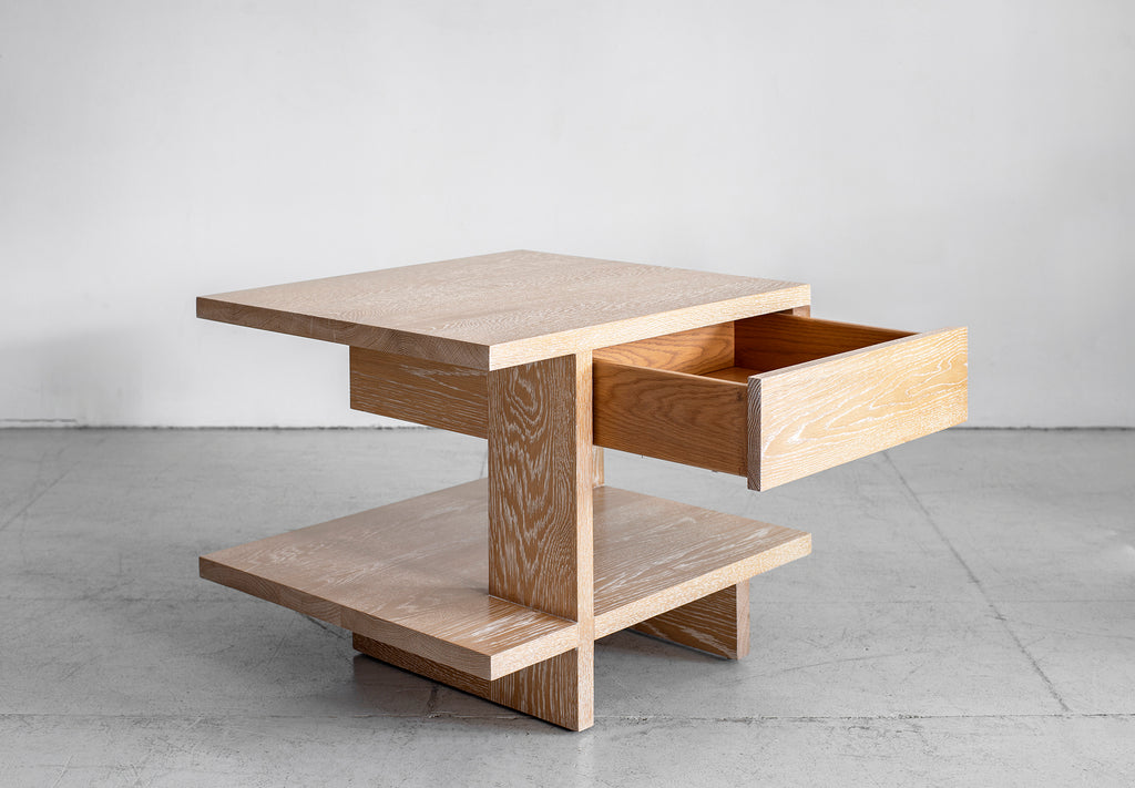 Fairfax Side Tables - Cerused Oak