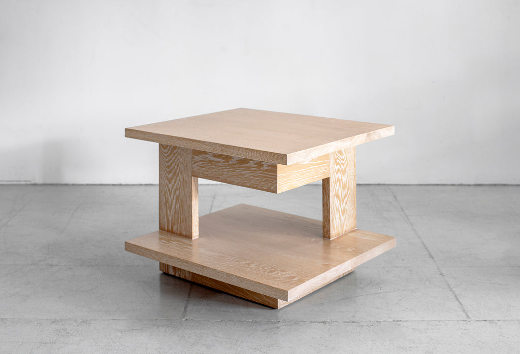 Fairfax Side Tables - Cerused Oak