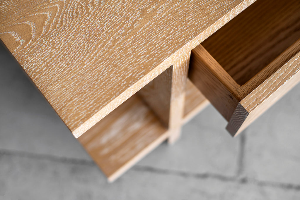 Fairfax Side Tables - Cerused Oak