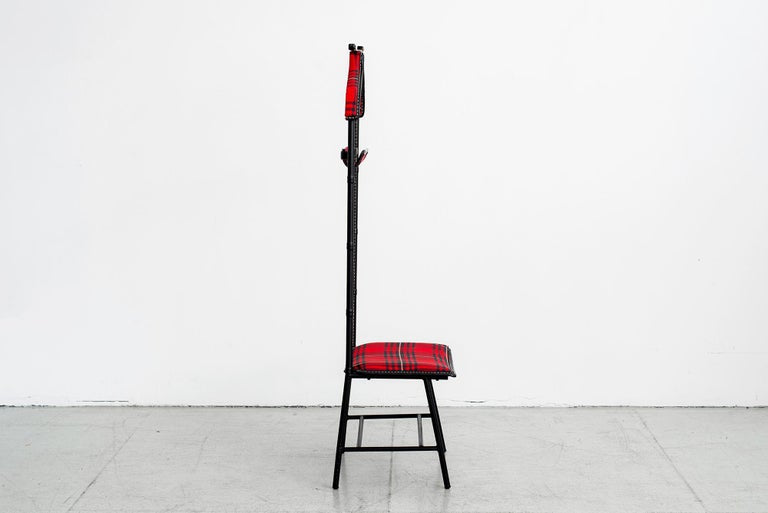 Jacques Adnet Valet with Tartan Plaid