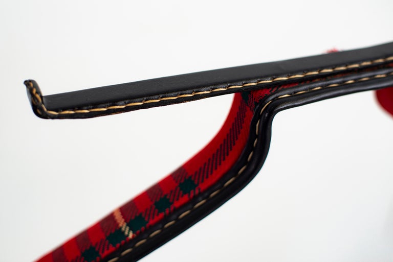 Jacques Adnet Valet with Tartan Plaid