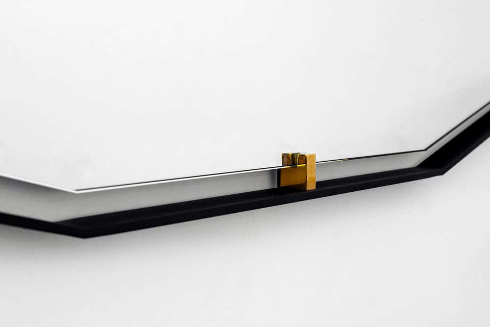 Trousdale Elongated Octagonal Floating Mirror