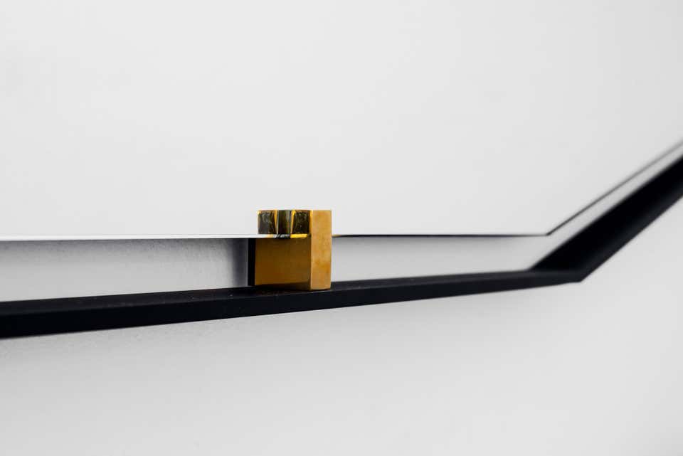 Trousdale Elongated Octagonal Floating Mirror