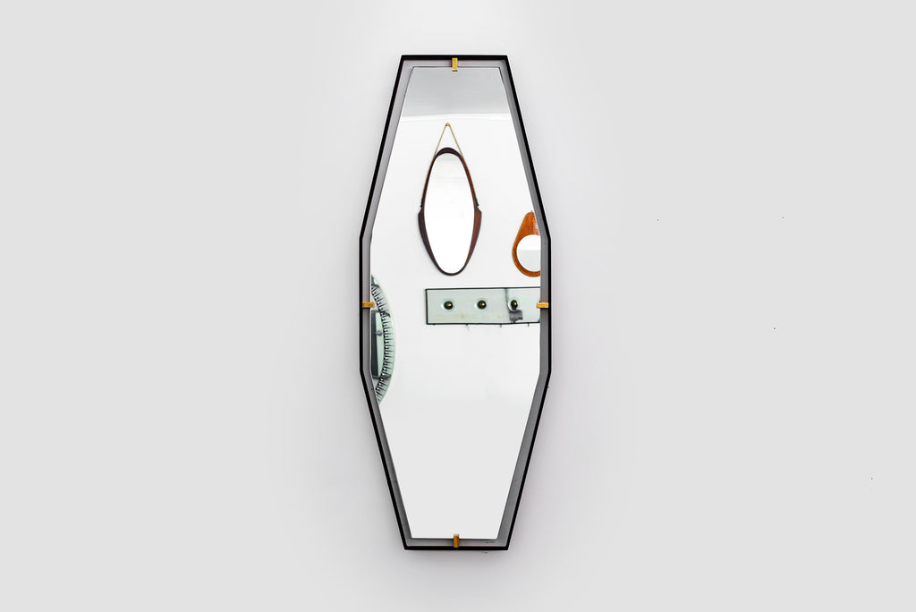 Trousdale Elongated Octagonal Floating Mirror