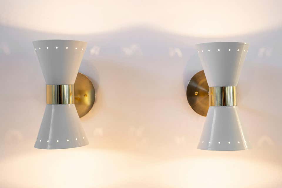 Petite Stilnovo Style Sconces