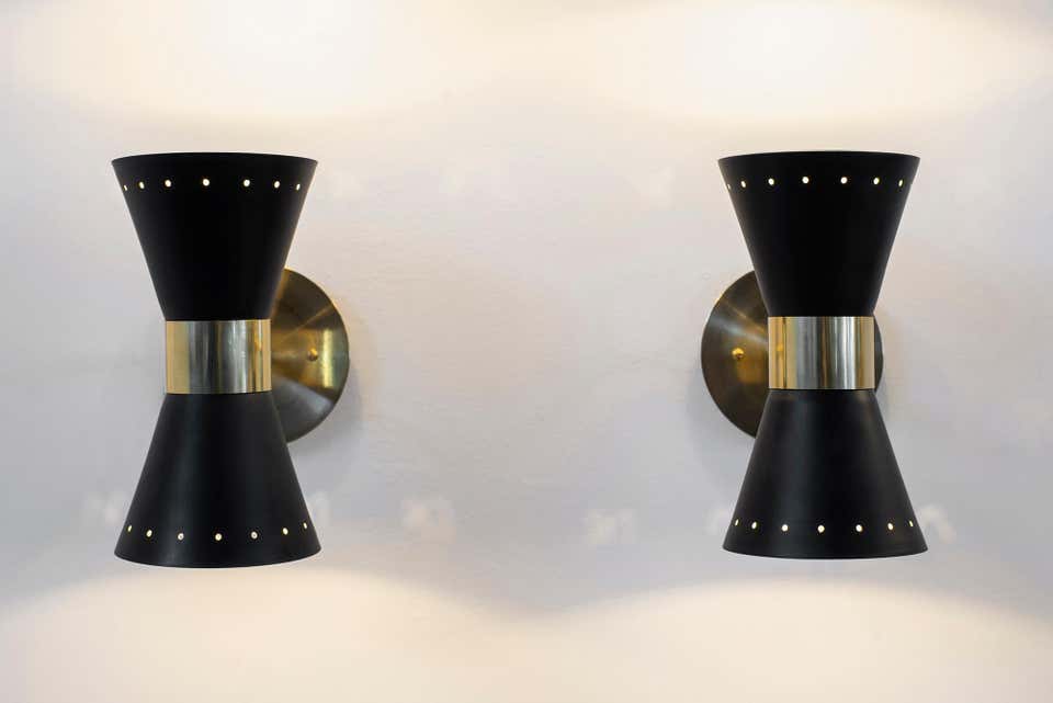 Petite Stilnovo Style Sconces