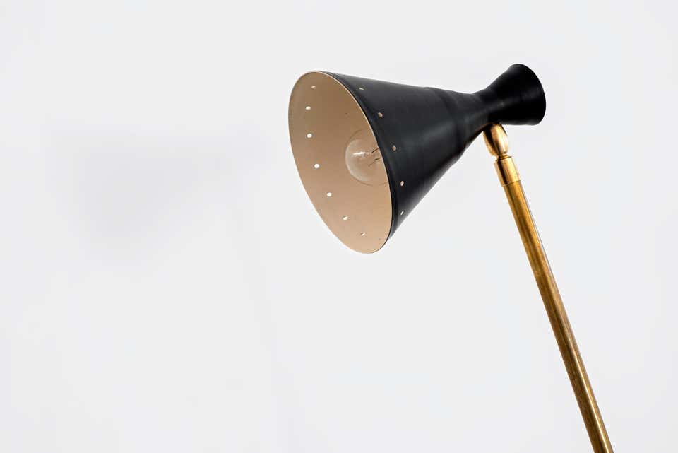 Triple Arm Italian Floor Lamp