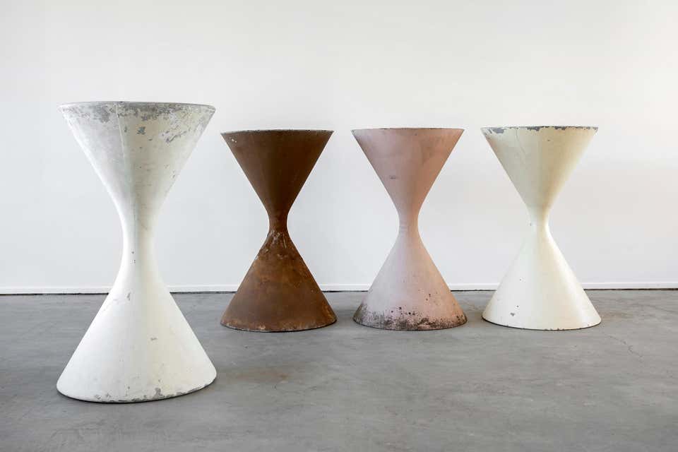 Large Willy Guhl Hourglass Planter