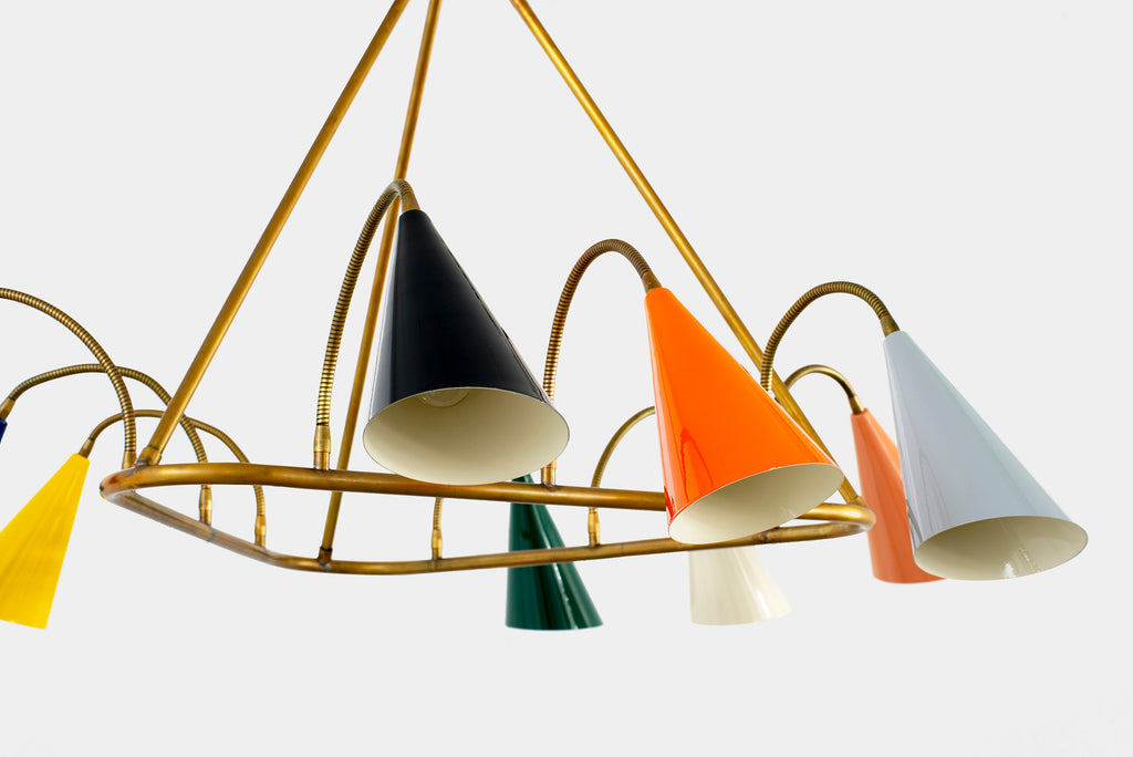 Stilnovo Style Triangular Pendant