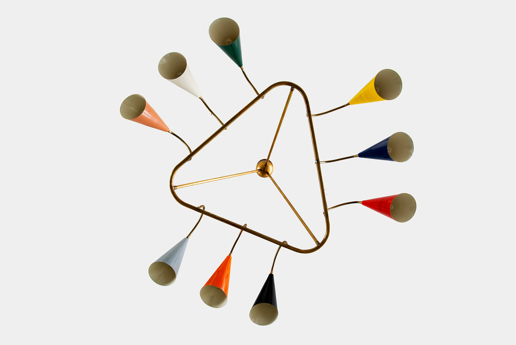 Stilnovo Style Triangular Pendant