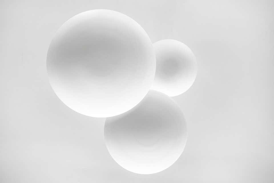 White Dome Ceiling Pendant