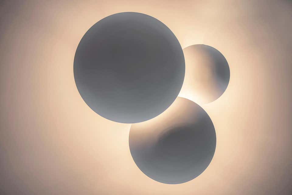 White Dome Ceiling Pendant