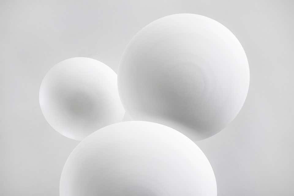 White Dome Ceiling Pendant