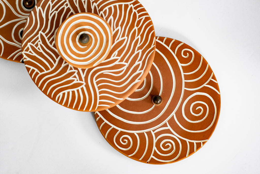 Ceramic Sconces by Jennifer Nocon