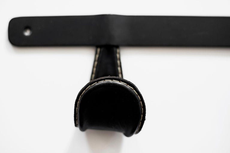 Atelier Iron and Leather Coat Rack - Orange Furniture Los Angeles