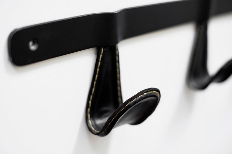 Atelier Iron and Leather Coat Rack - Orange Furniture Los Angeles