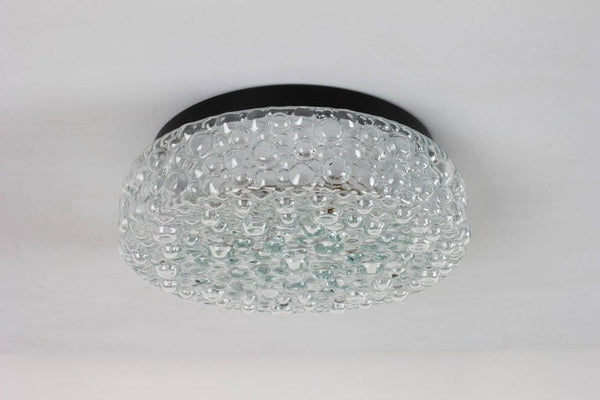 Clear Glass Bubble Flush Mount