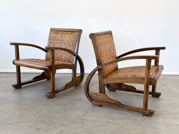 1940's French Cane Chairs