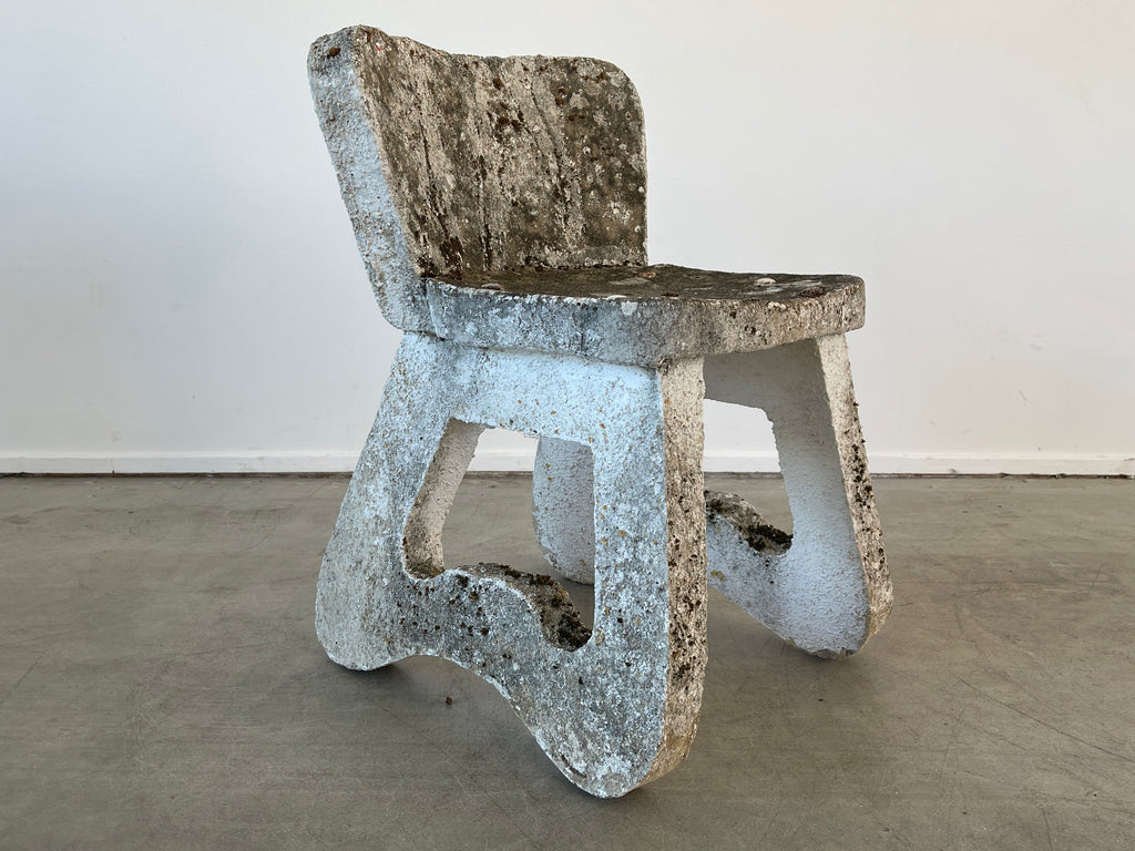 French Concrete Chairs