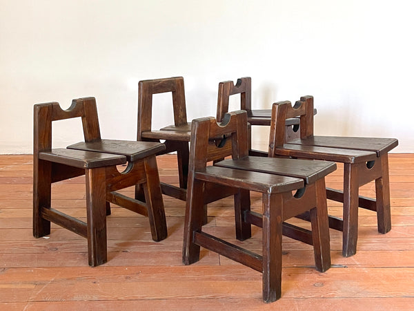 Italian Wood Stools