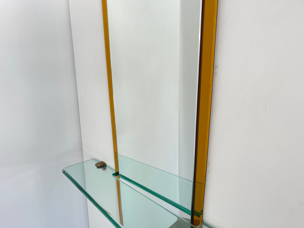 Cristal Art Mirror with Shelf