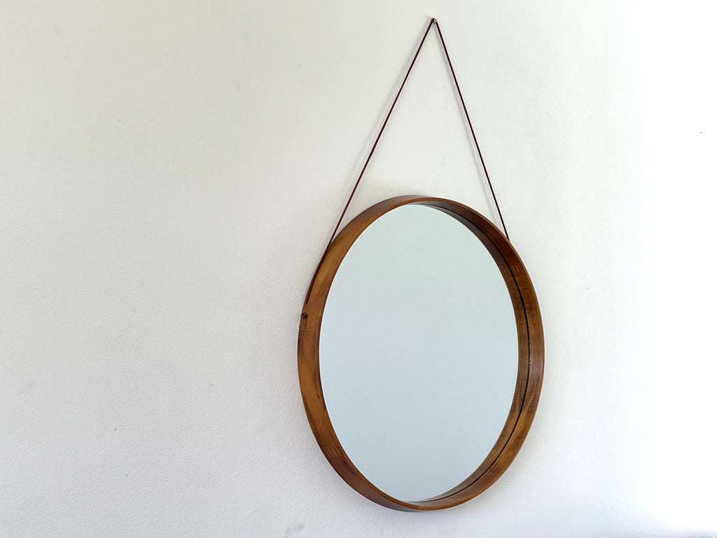 Italian Teak Mirror