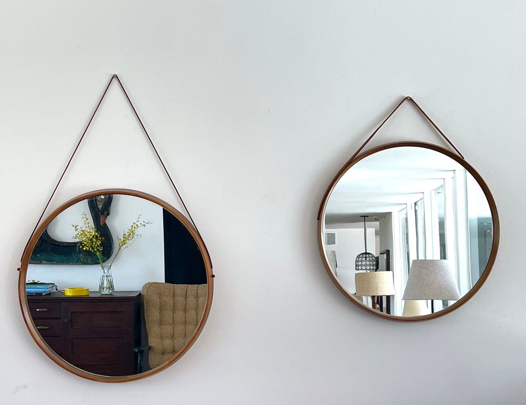 Italian Teak Mirror