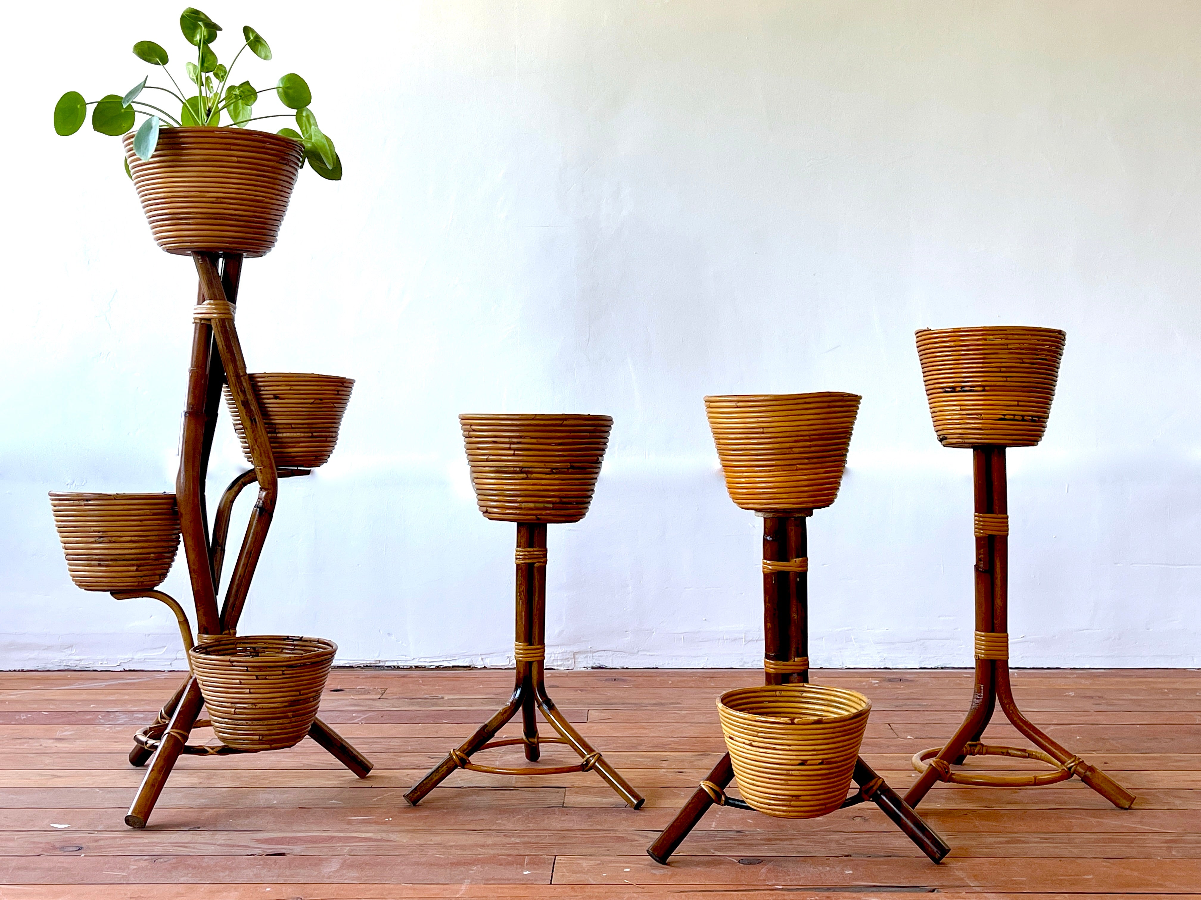 bamboo plant pots outdoor Italian Bamboo Plant Stands – Orange Furniture Los Angeles