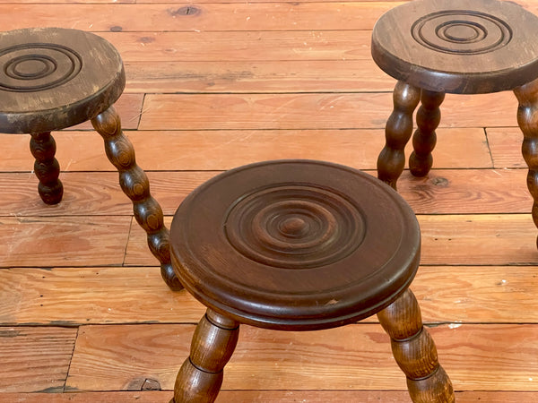 French Carved Stools