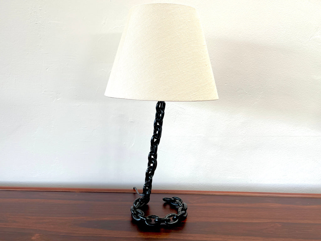 French Chain Link Table Lamp