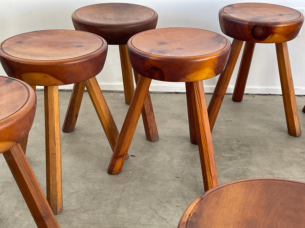 French Tripod Stools