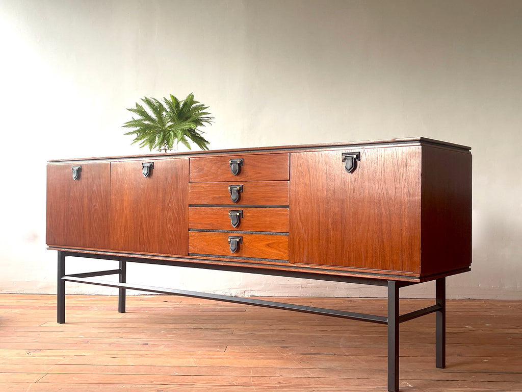 Mahogany Sideboard w/ Leather