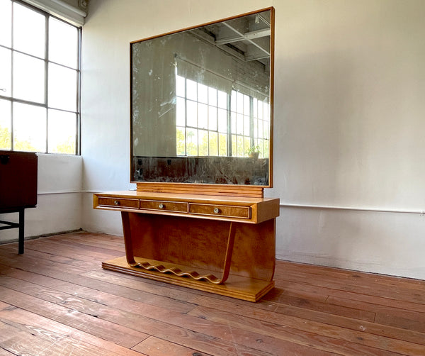 Grand Italian Mirrored Console