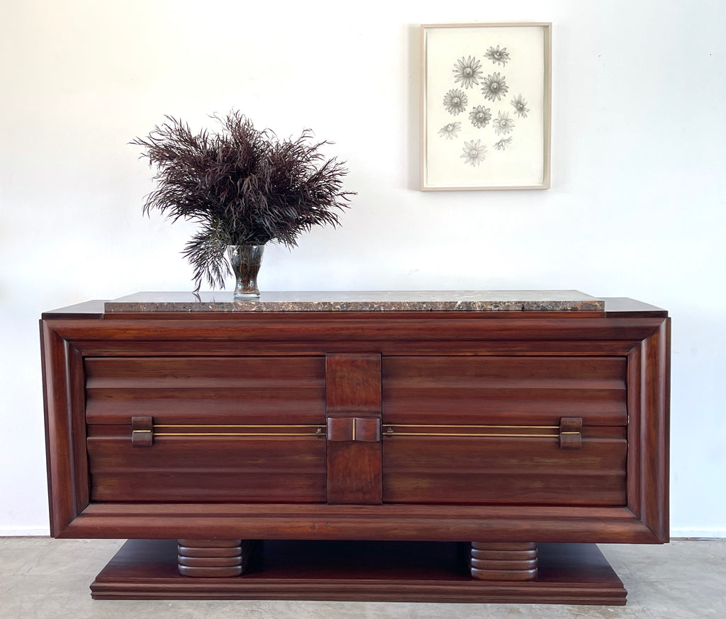 Art Deco Sideboard with Marble