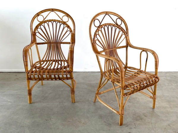 Italian Bamboo Chairs