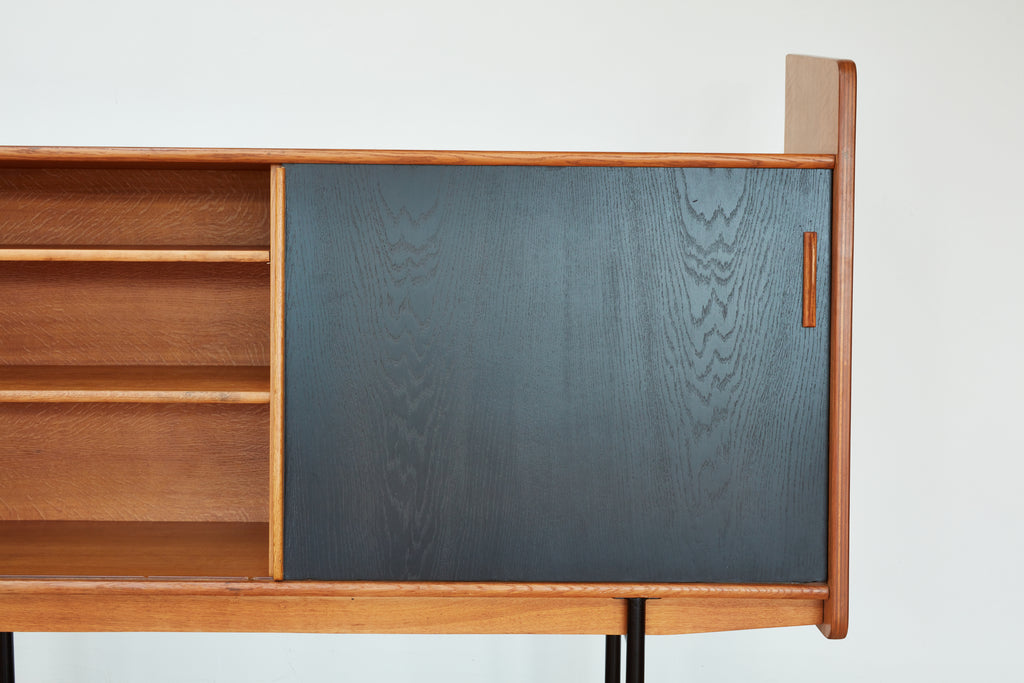 French Oak Bookcase in Style of Escande