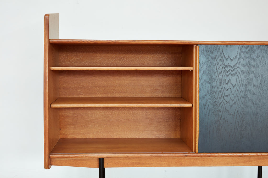French Oak Bookcase in Style of Escande