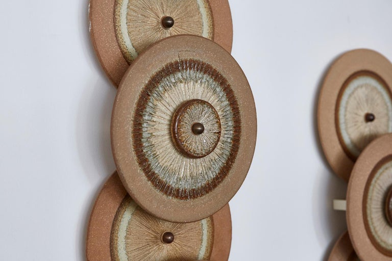 1960's Danish Ceramic Sconces