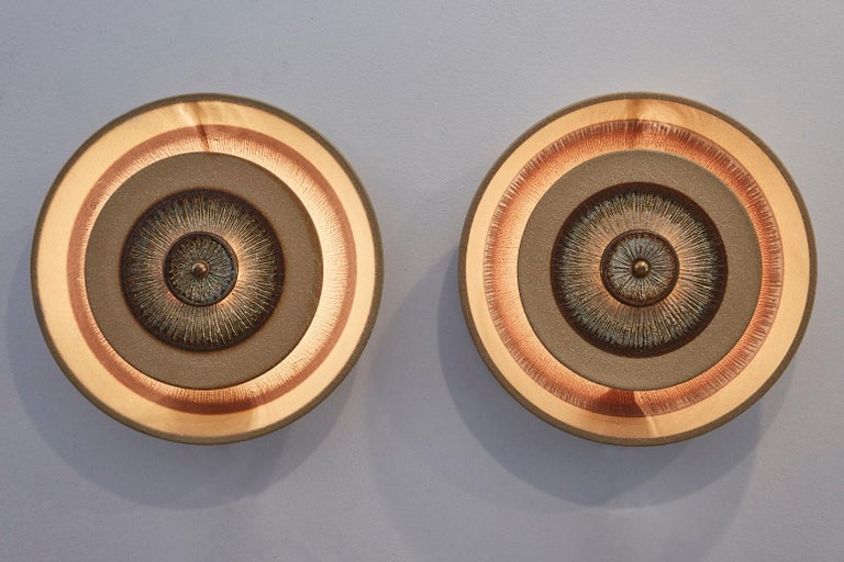 1960s Danish Ceramic Sconces