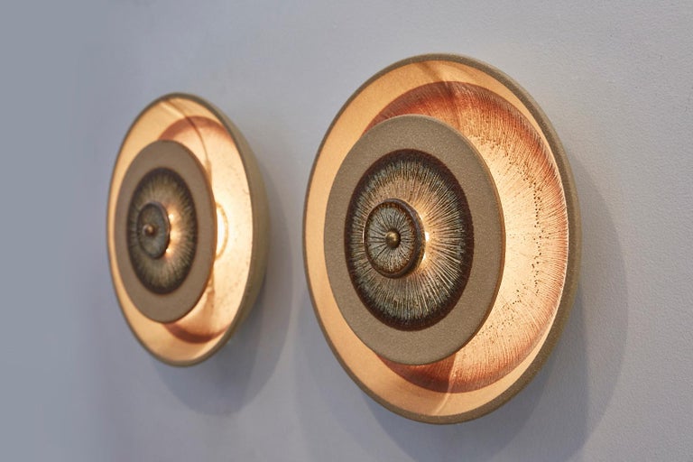 1960s Danish Ceramic Sconces